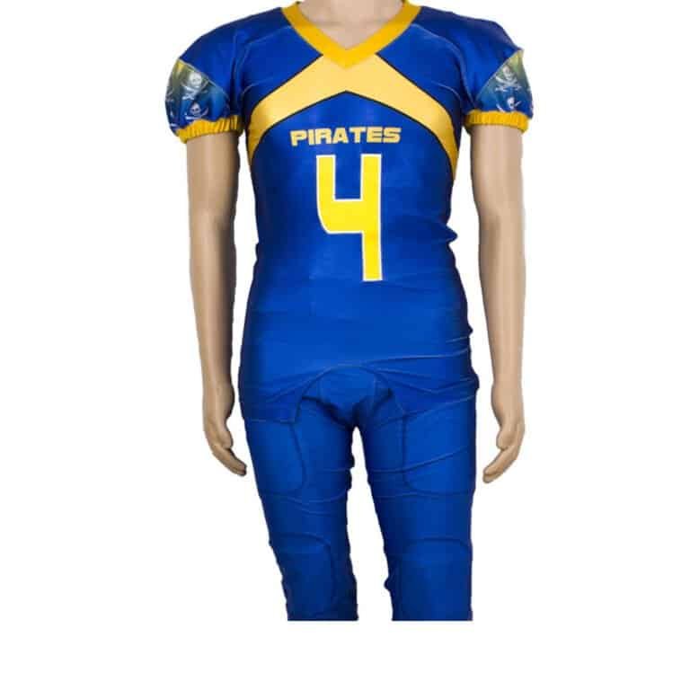 实物样American football uniform